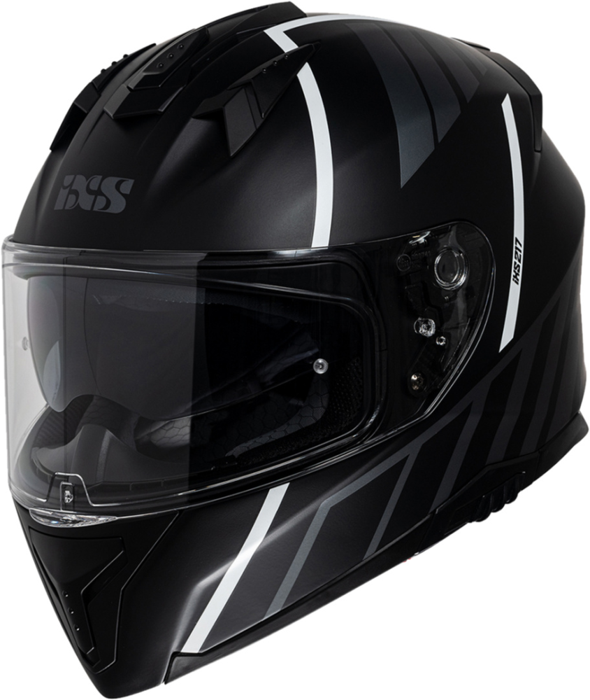 IXS Integralhelm iXS217 2.0 matt schwarz-weiss XL