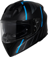 IXS Integralhelm iXS217 2.0 matt schwarz-hell blau M