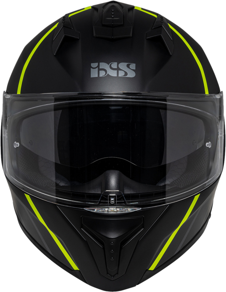 IXS Integralhelm iXS217 2.0 matt schwarz-gelb fluo