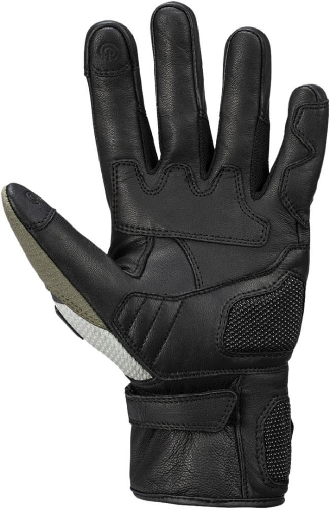 IXS Tour Handschuh Montevideo-Air 2.0 schwarz-oliv-hellgrau