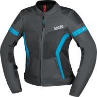 IXS Sport Damen Jacke Trigonis-Air dunkelgrau-grau-türkis DM