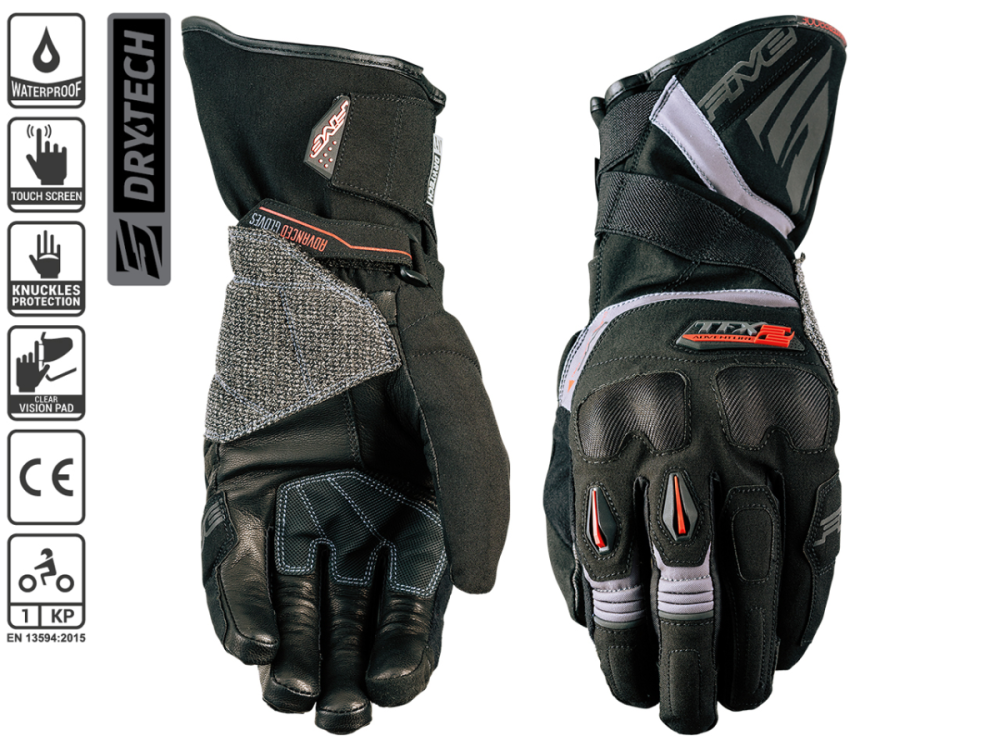 Five Gloves TFX2 WP black/grey