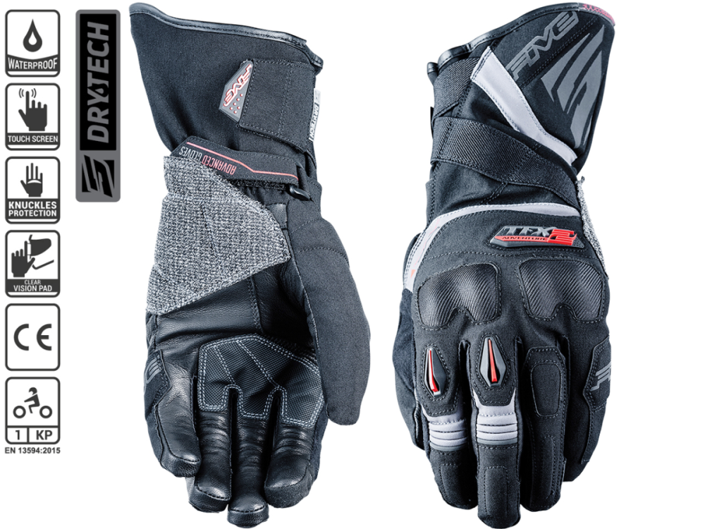Five Gloves TFX2 WP Woman black/grey