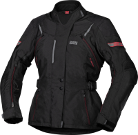 IXS Tour Damen Jacke Liz-ST schwarz-rot