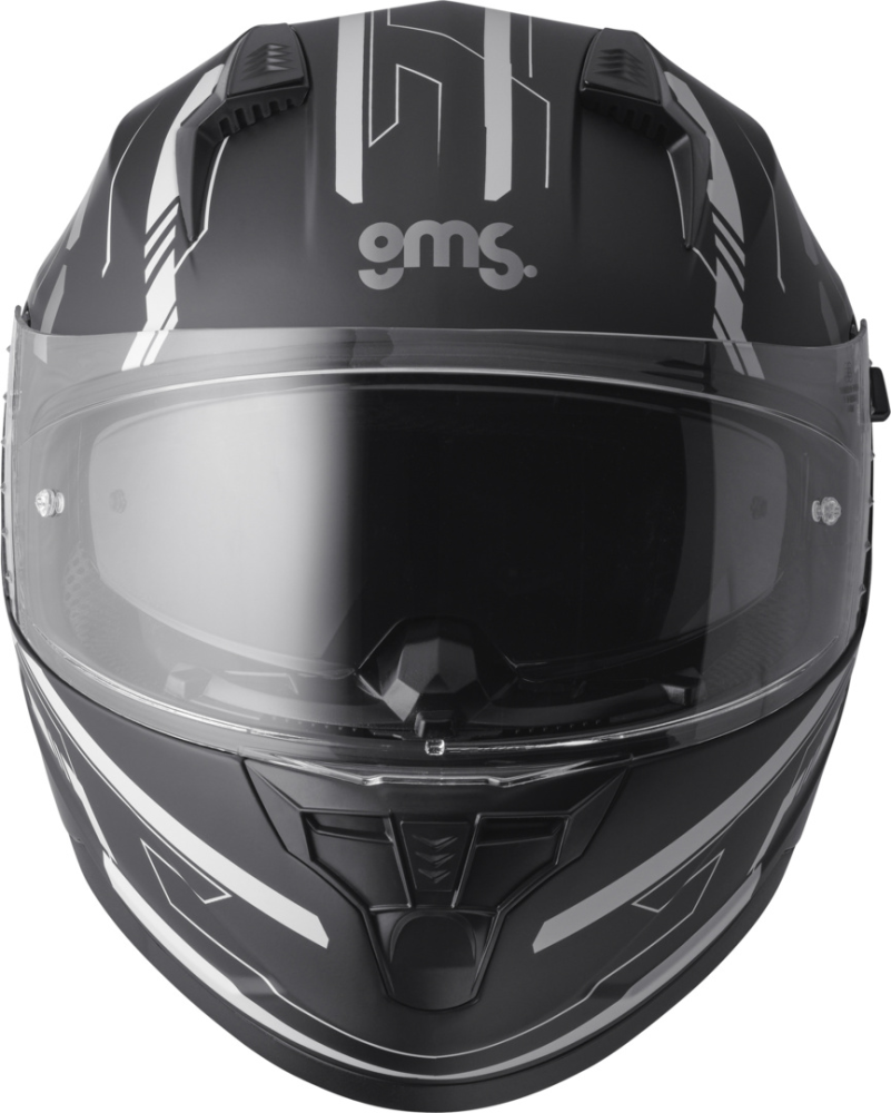 gms Integralhelm Hexago Graphic matt-grau S