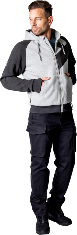 IXS Rapid 1.0 Hoodie cool grau-dunkelgrau