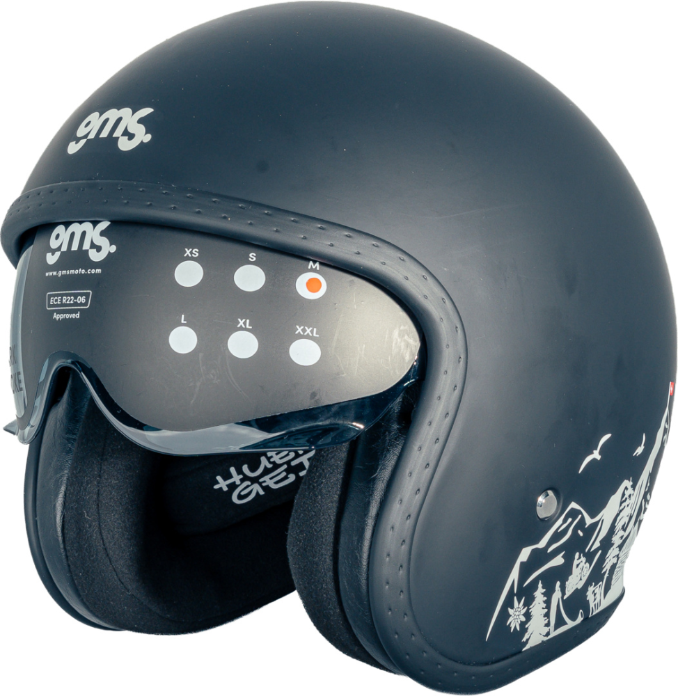gms Jethelm Ride in Switzerland M schwarz-weiss