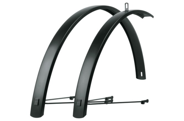 SKS Schutzblechgarnitur Edge AL 46 Aluminium 28" 46mm schwarz matt